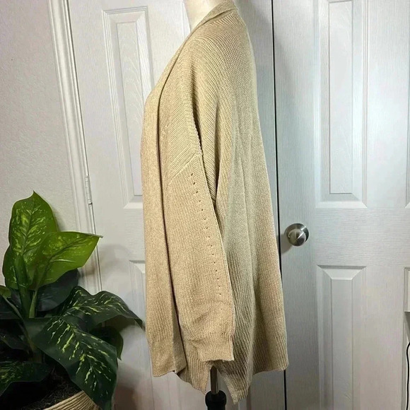 Universal Thread Women’s Open-front Cozy Knit Cardigan Color Tan Various Sizes - Picture 9 of 15
